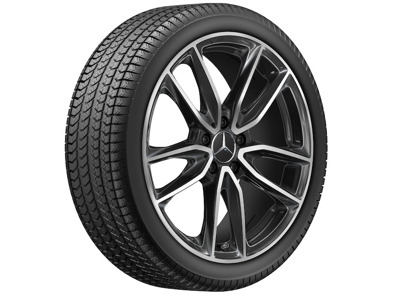Cerchio 5 doppie razze Mercedes-Benz AMG 48,3 cm (19 pollici) Nero Classe A | Classe B | CLA