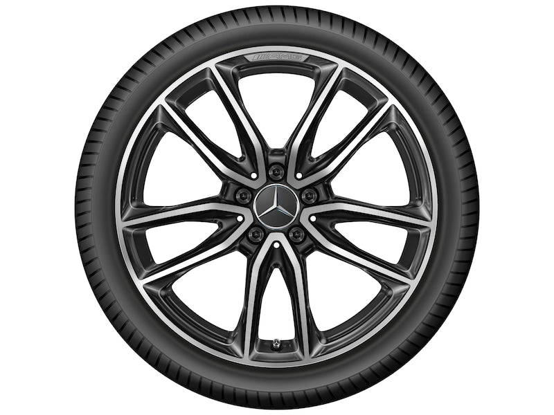 Cerchio 5 doppie razze Mercedes-Benz AMG 48,3 cm (19 pollici) Nero Classe A | Classe B | CLA