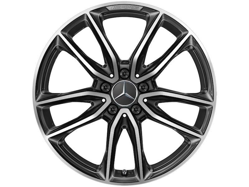 Cerchio 5 doppie razze Mercedes-Benz AMG 48,3 cm (19 pollici) Nero Classe A | Classe B | CLA