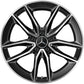Cerchio in lega AMG 19 pollici Mercedes-Benz Nero - Tornitura a specchio R19 ET 40