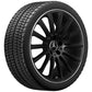 Cerchio in lega AMG 19 pollici Mercedes-Benz nero opaco – razze sportive R19 ET40 bordo tornito originale
