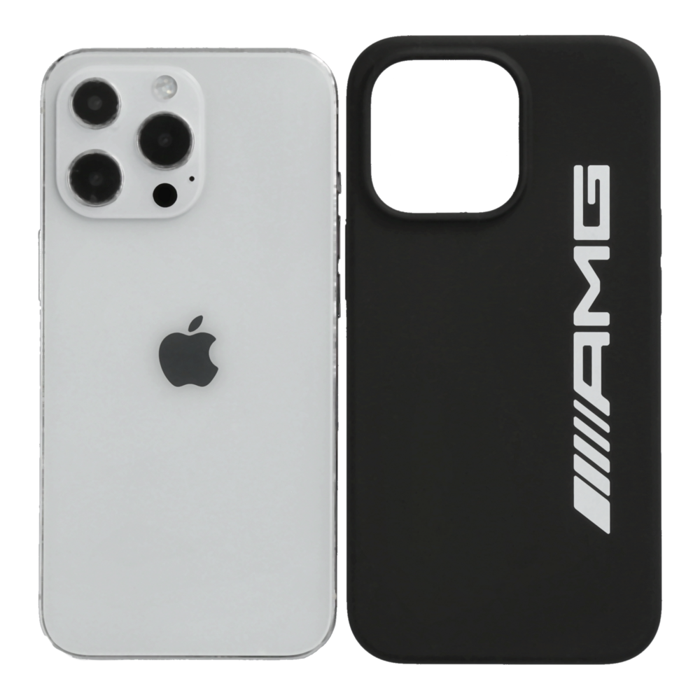 Mercedes MEHCP13MDELBK - Custodia per iPhone 13 6,1, in pelle perforata, colore: Nero Mercedes MEHCP13MDELBK - Custodia per iPhone 13 6,1, in pelle perforata, colore: Nero