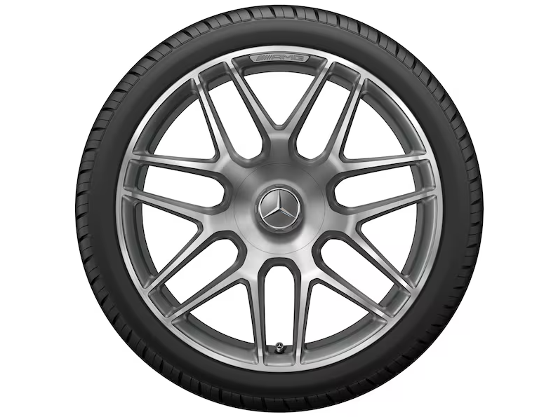 AMG Schmiederad a razze incrociate, 48,3 cm (19 pollici), Tornitura a specchio Classe A C118  W177