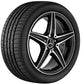 Cerchio a 5 razze AMG 45,7 cm (18 pollici) Tornitura a specchio Classe E