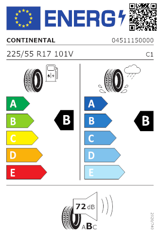 CONTINENTAL 225/55 R17 101V VanContact 200 RF