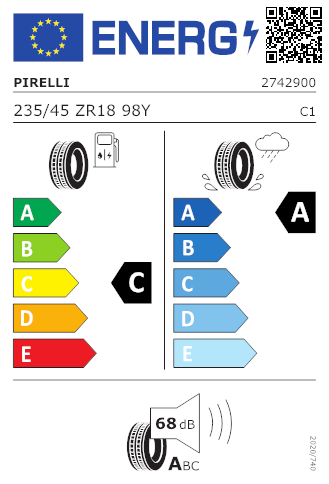 Pirelli 235/45 ZR18 (98Y) P-Zero (PZ4) XL S.C.