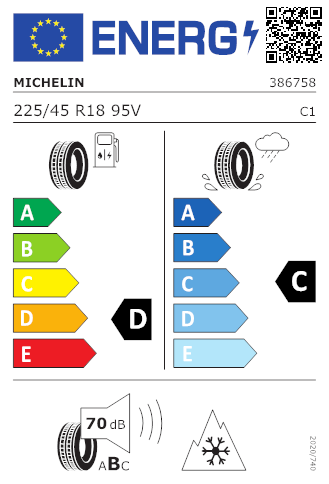 Michelin 225/45 R18 95V piloto Alpin PA4 ZP XL UHP M+S