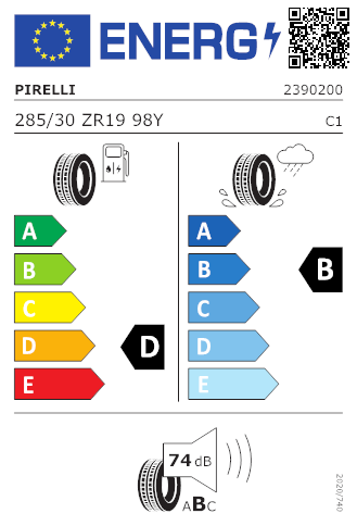 PIRELLI 285/30 ZR19 (98Y) P Zero XL MO FSL