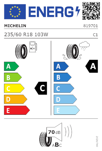 MICHELIN 235/60 R18 103W Latitude Sport 3 AO