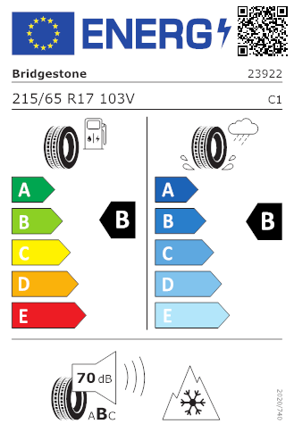 BRIDGESTONE 215/65 R17 103V XL TURAS6Enliten