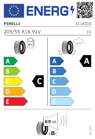 PIRELLI 205/55R16 91V P7-CNT