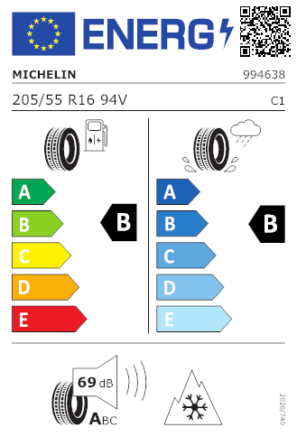 MICHELIN 205/55 R16 94V Cross Climate+ XL S1