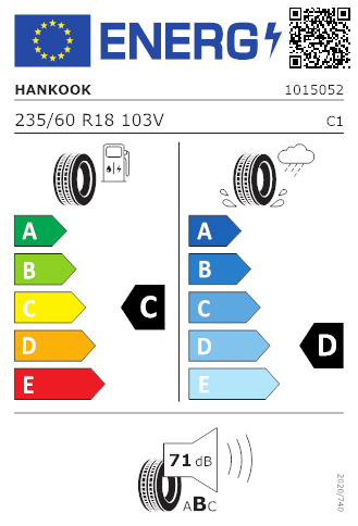 HANKOOK 235/60R18V Dynapro HP2