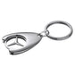 Portachiavi personalizzato Mercedes-Benz shopping-chip Silver