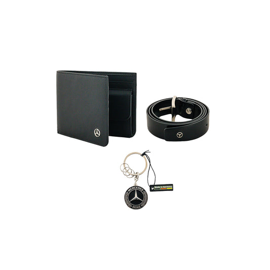 Mini Portafoglio Mercedes-Benz Collection In Pelle Nera - Unisex, Nuovo Con Etichette - Foto 4