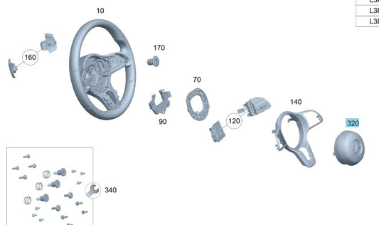 AIRBAG LATO GUIDA codice categorico: A0008604101