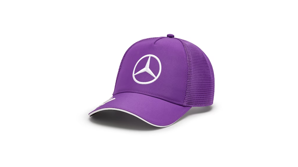 Berretto Piatto Mercedes-Benz AMG Originale - Nero, Poliestere Riciclato, Taglia Unica