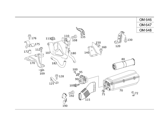 CARTUCCIA DEL FILTRO codice categorico: A6460940304