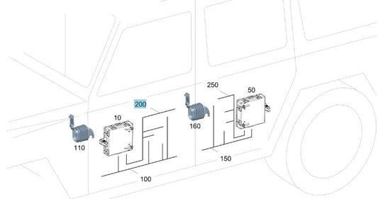 FASCIO DI CAVI ELETTRICO codice categorico: A4638207103  64