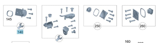 KIT DI RIPARAZIONE MODULO codice categorico: A2059067404