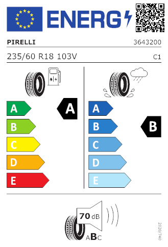 PIRELLI 235/60 R18 103 Scorpion Verde MO DOT 1122