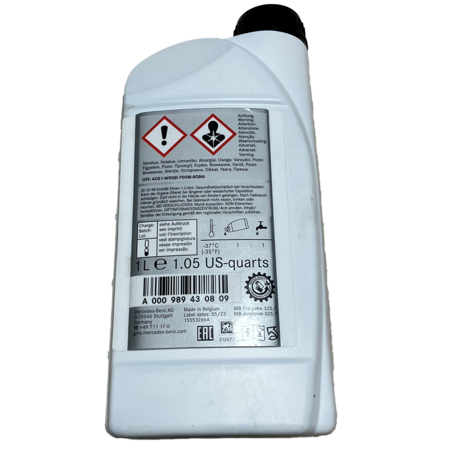Antigelo per radiatore Originale Smart 1L