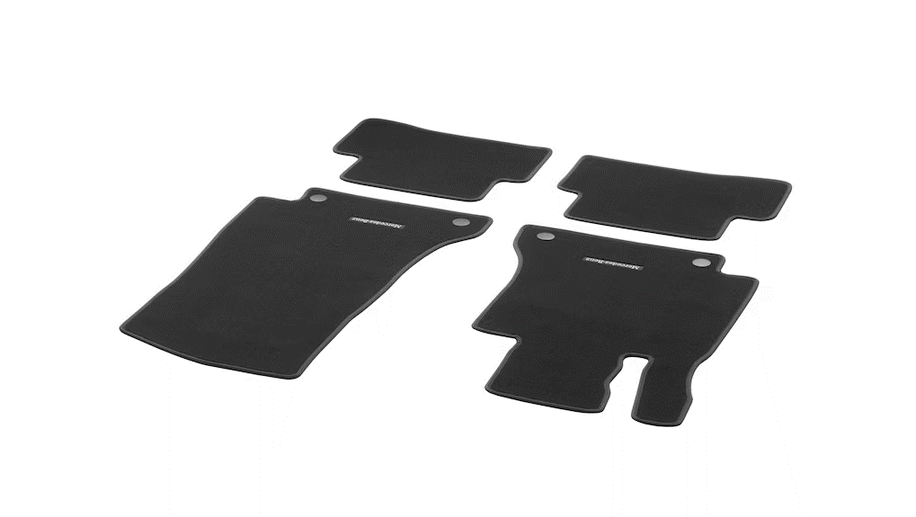 Set 4 Tappetini Mercedes-Benz in velluto Classic Classe C 204 Station – Accessori Mercedes, AMG, smart