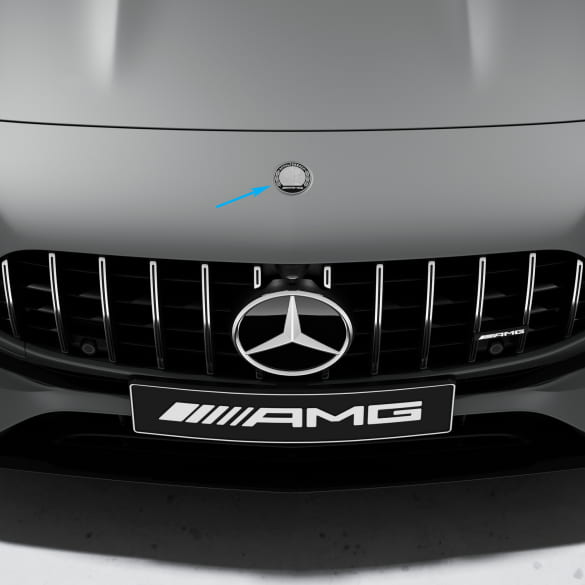 AMG Emblema aflaterbach original bara de protecție frontală Mercedes-AMG
