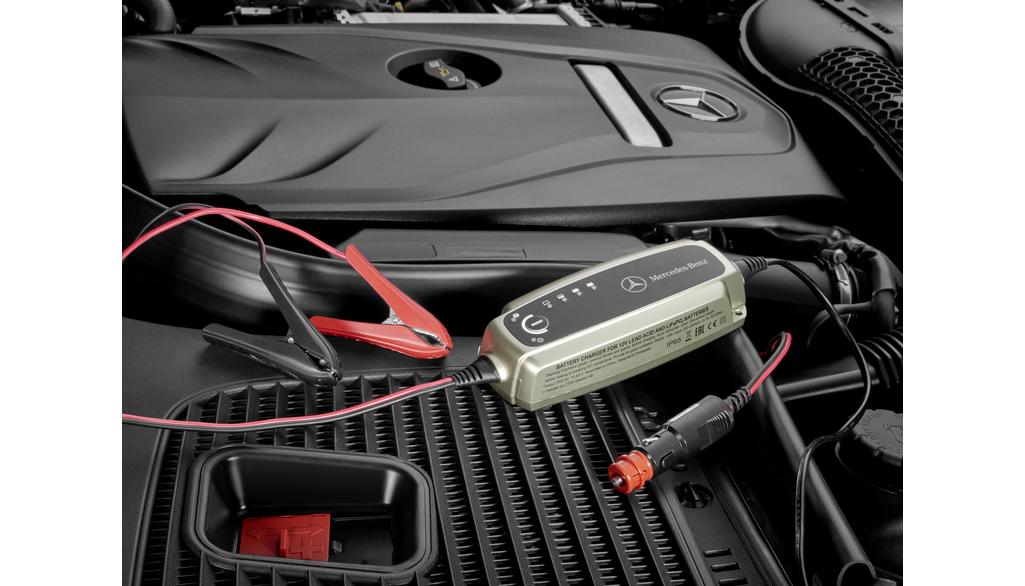 Caricabatterie Mercedes-Benz con disp. di mantenimento, 5 A, per batterie piombo-acido e al litio, ECE