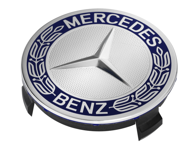 Coprimozzo, Stella con corona d'alloro, design classico - Pezzi 1 –  Accessori Mercedes, AMG, smart.